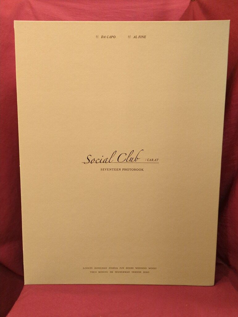 SEVENTEEN フォトブック Sacial Club