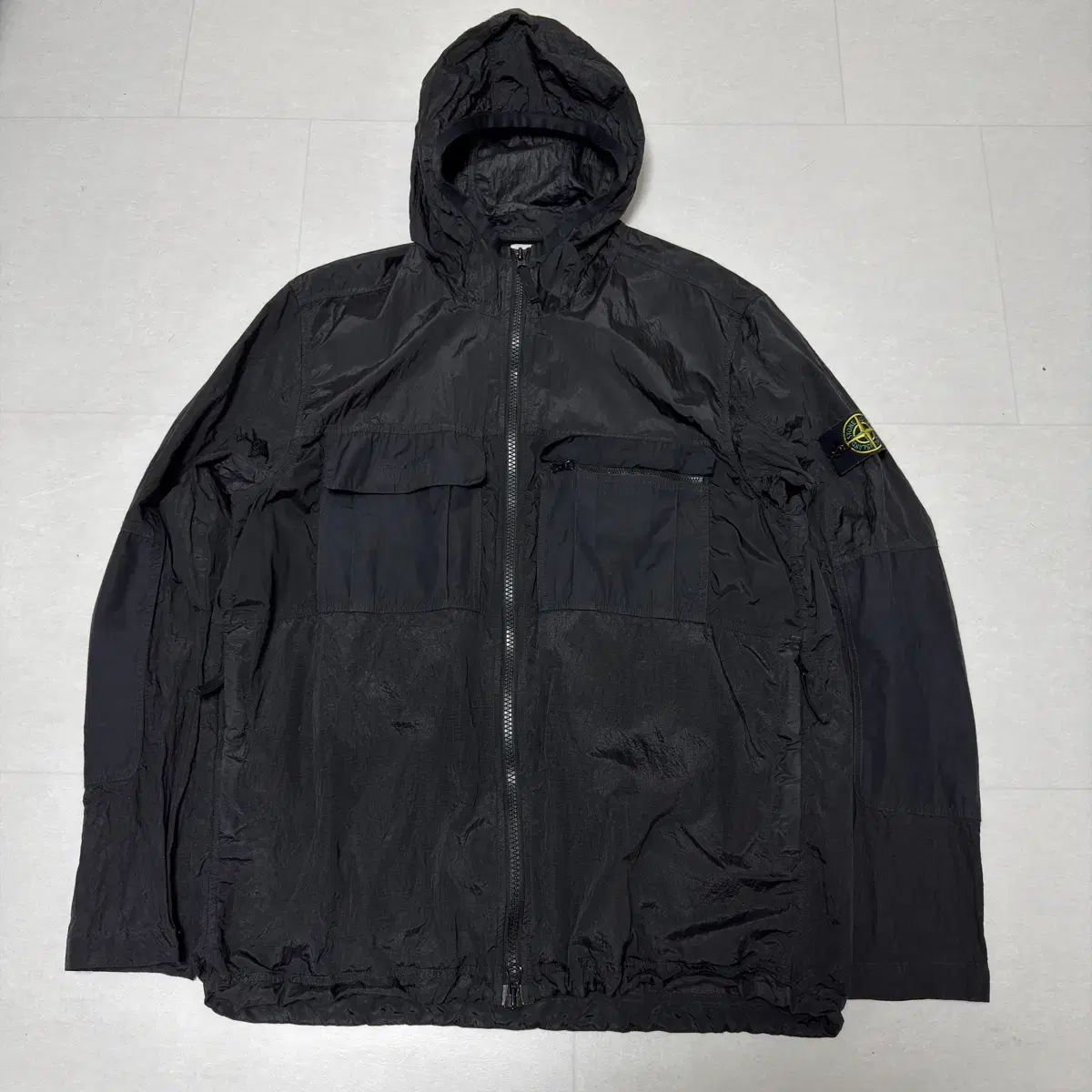 XXL ストーンアイランド ナイロンメタル ワットロ リップストップ ウィンドブレーカー ジャケット