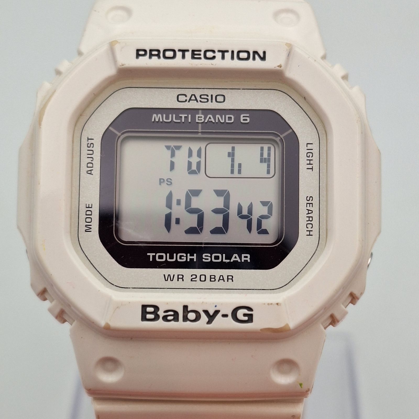 CASIO BABY-G ソーラー BGD-5650 ホワイト デジタル 腕時計 タフ 