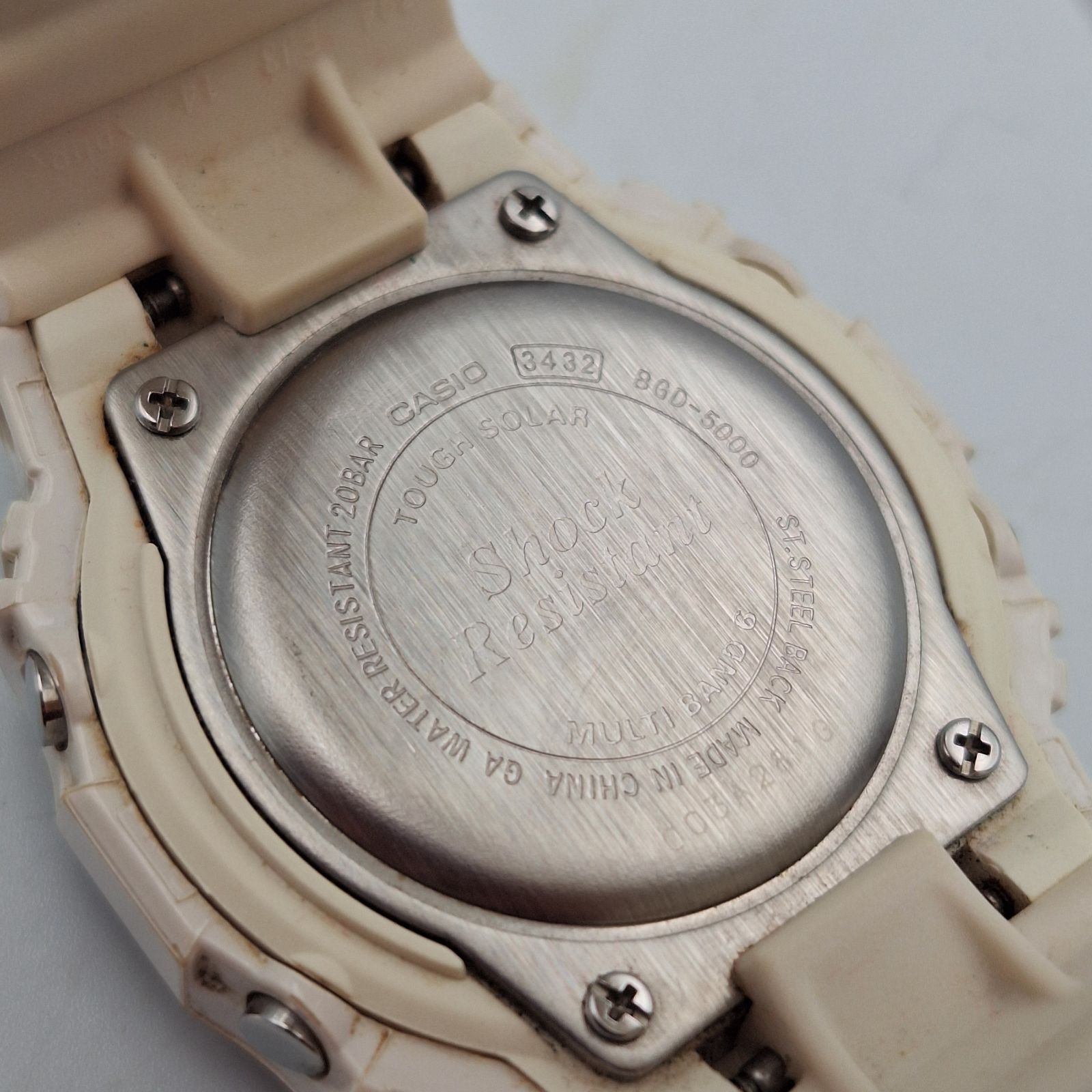 CASIO BABY-G ソーラー BGD-5650 ホワイト デジタル 腕時計 タフ 