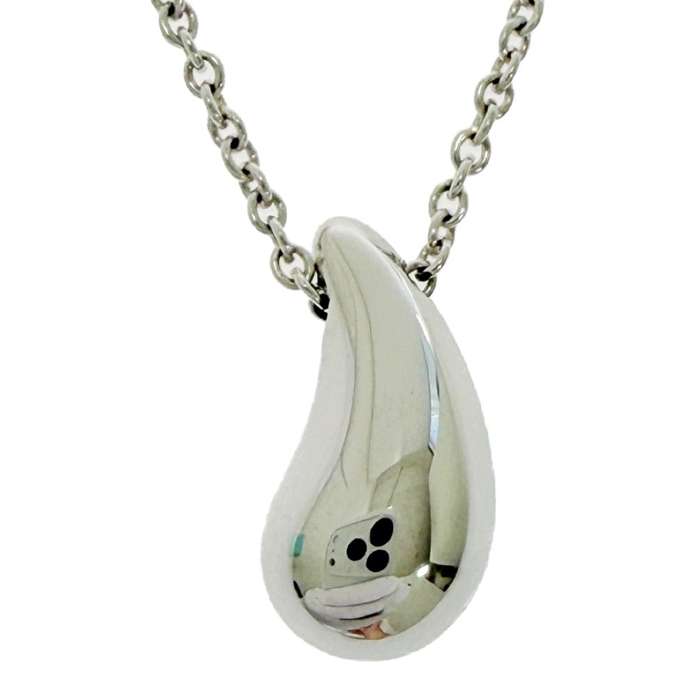 【中古】【箱付き】 TIFFANY&Co. ティファニー シルバー エルサペレッティ ティアドロップ ネックレス 3.2g 925刻印 636833 ネックレス