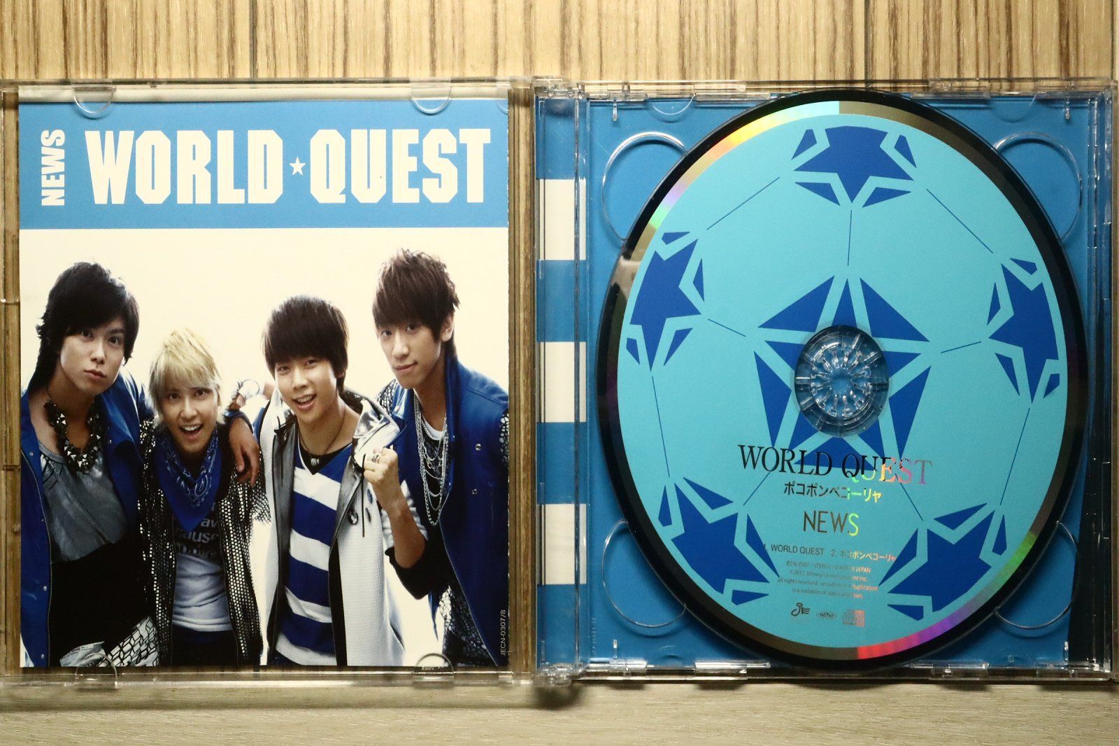 国内盤CD☆ニュース/NEWS□ WORLD QUEST/ポコポンペコーリャ(初回盤A