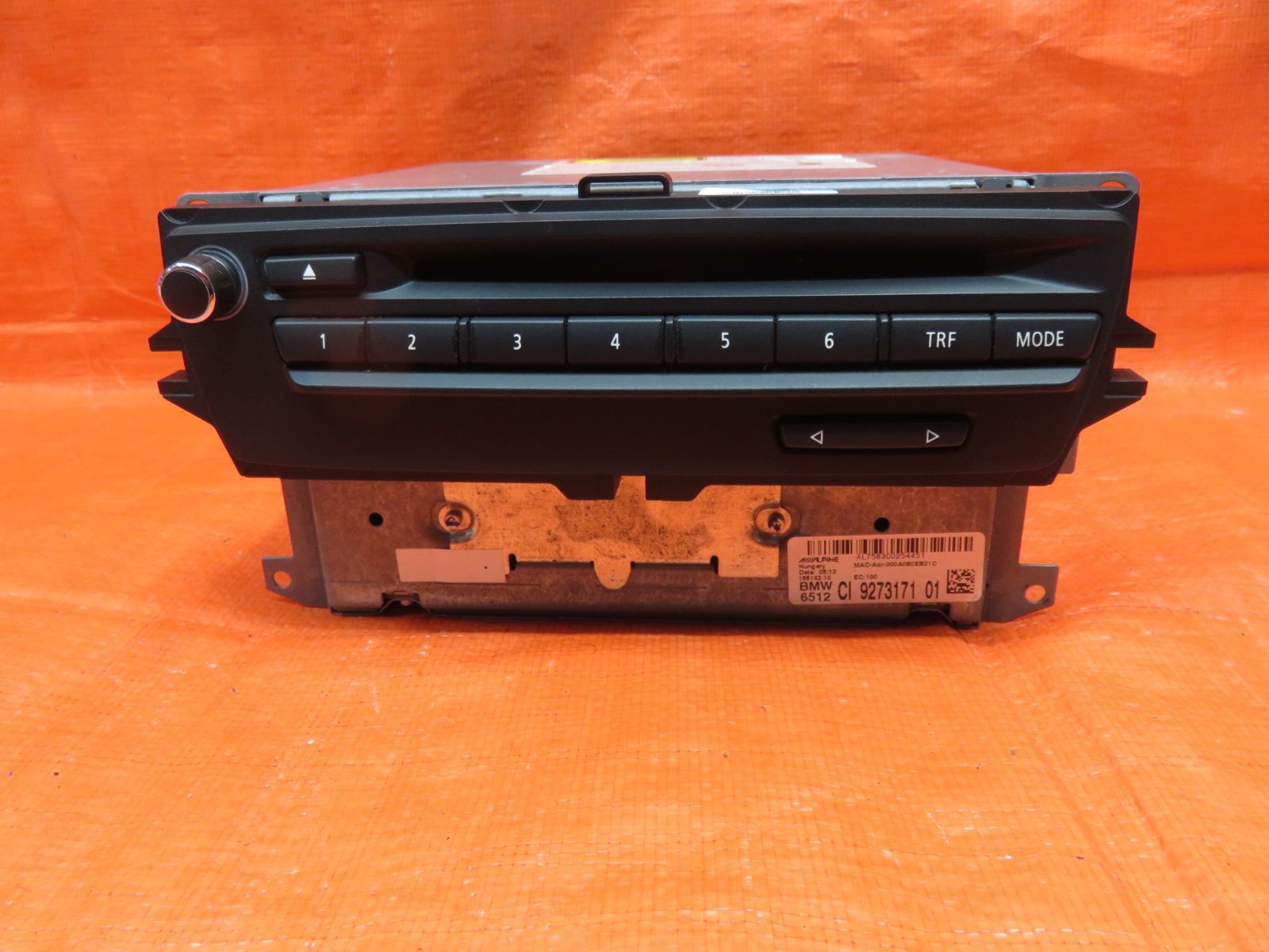 LF454* 動作OK BMW 320i/E91 CICナビ ヘッドユニット HDDナビユニット /純正 6512 Cl 9273171 01 ALPINE /E90 E92 E93
