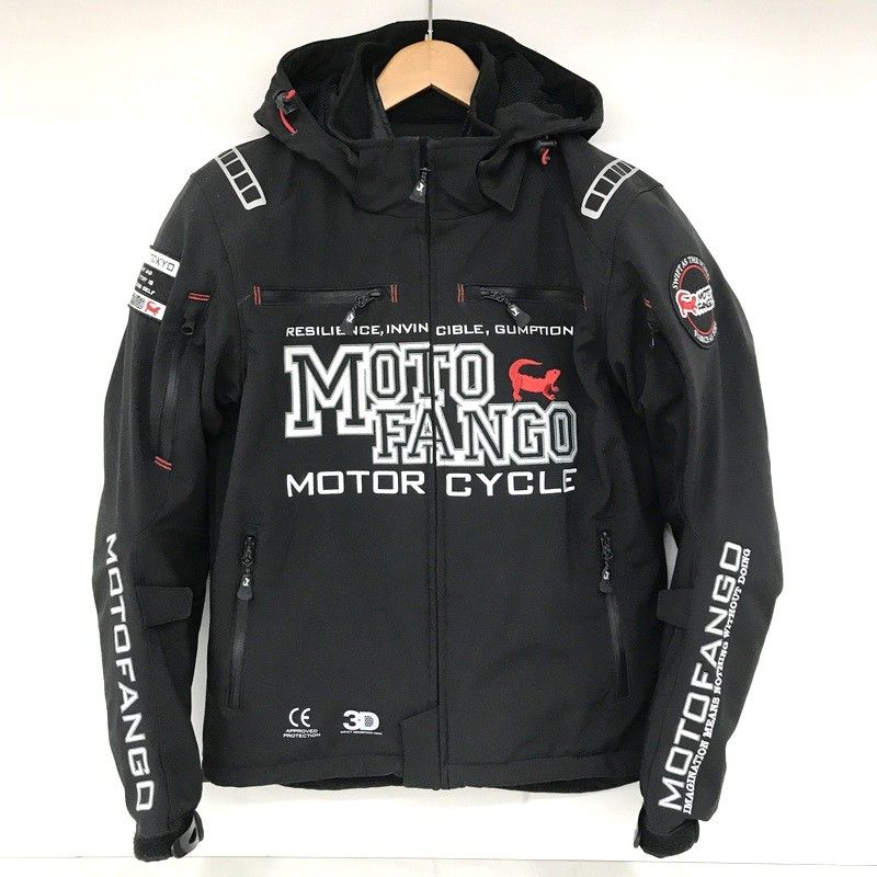 KOMINE コミネ Softshell Winter Parka MOTO FANGO 0818M005 Mサイズ ライナー付き フード取り外し可 バイクウェア ライディング ★TA599