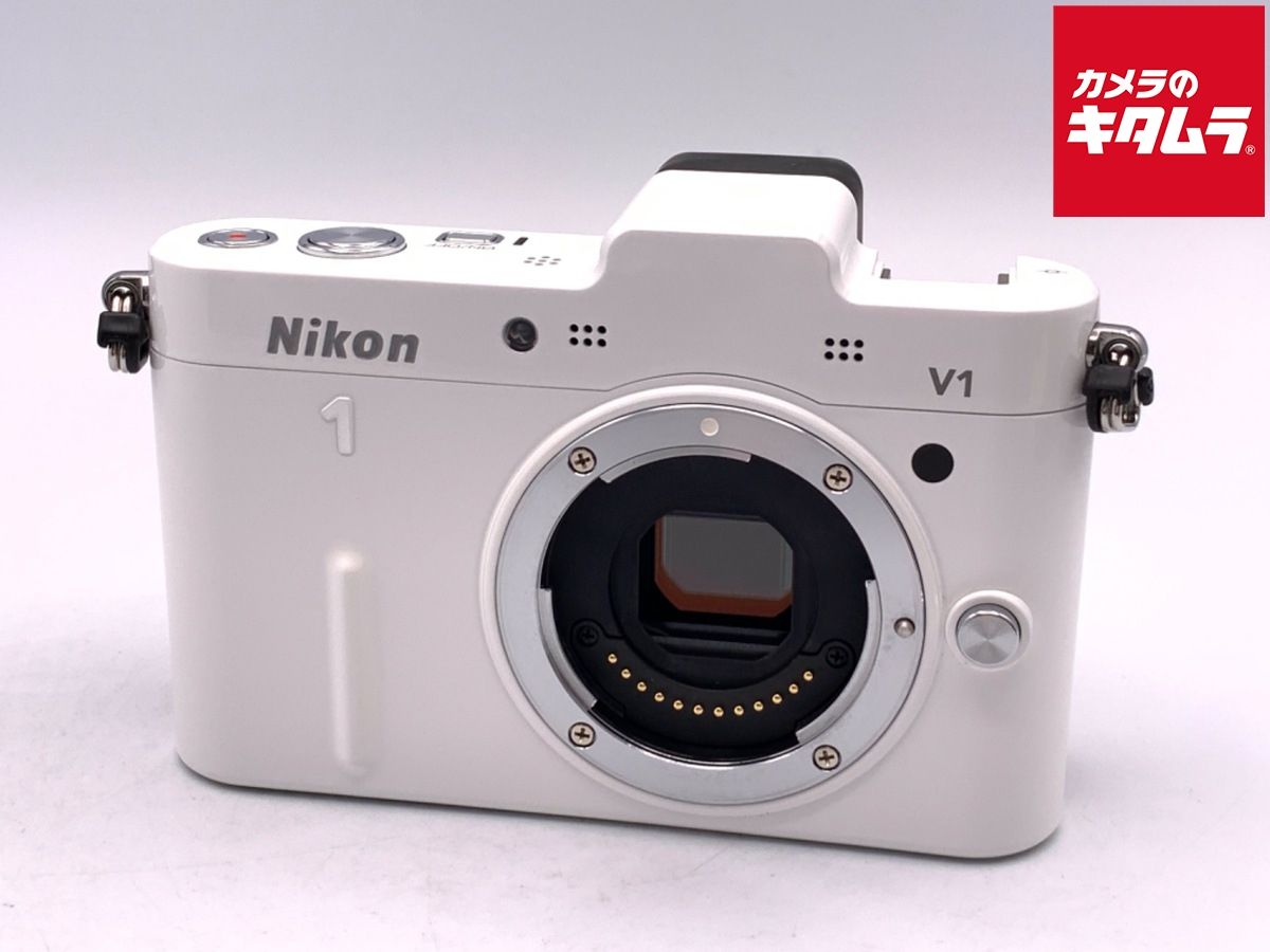 【中古】 【良品】 ニコン Nikon 1 V1 ボディ ホワイト