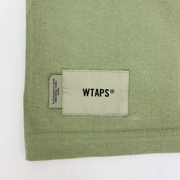 WTAPS ダブルタップス Tシャツ 半袖 24ss 241ATDT-STM10S オリーブ