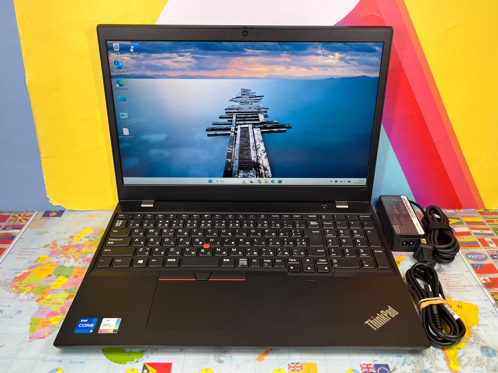 タッチパネル 15.6型 16GB・512GB 美品 レノボ L15 Gen2