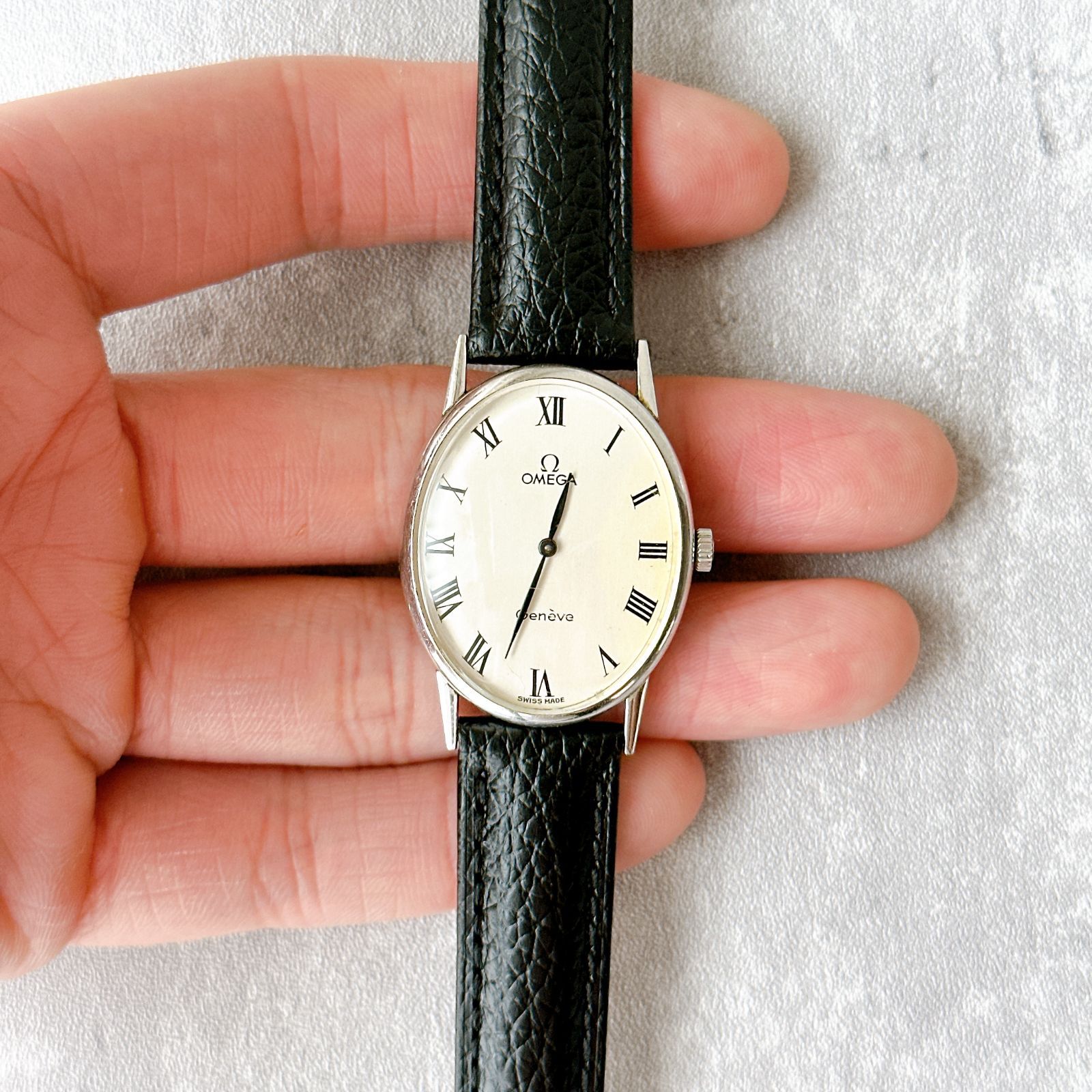 OMEGA Geneve オメガ ジュネーブ 手巻き ローマンインデックス 