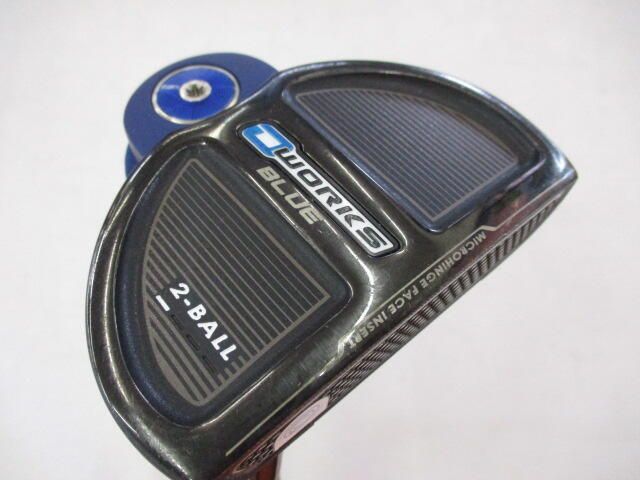 オデッセイ　O-WORKS BLUE 2-BALL　パター　中古　ゴルフドゥ！高松田村店【最短即日発送】 11,073円