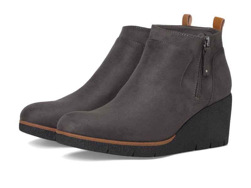 ドクター・ショール レディース シューズ ブーツ・レインブーツ Dr Scholls Bianca Zip Short Boots Grey グレー