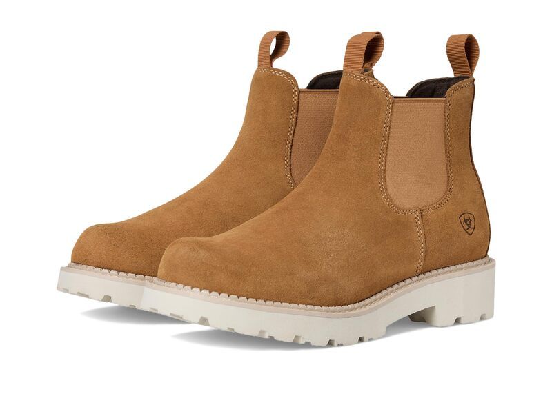 アリアト レディース シューズ ブーツ・レインブーツ Ariat Fatbaby Twin Gore Western Boots Wheat Suede