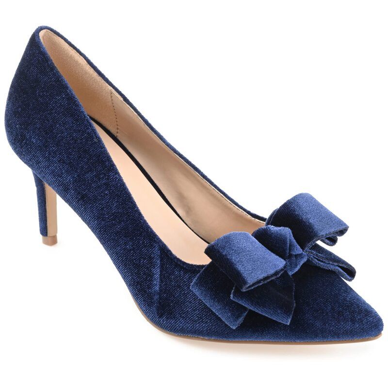 ジュルネ コレクション レディース シューズ ヒール Journee Collection CRYSTOL Navy ネイビー