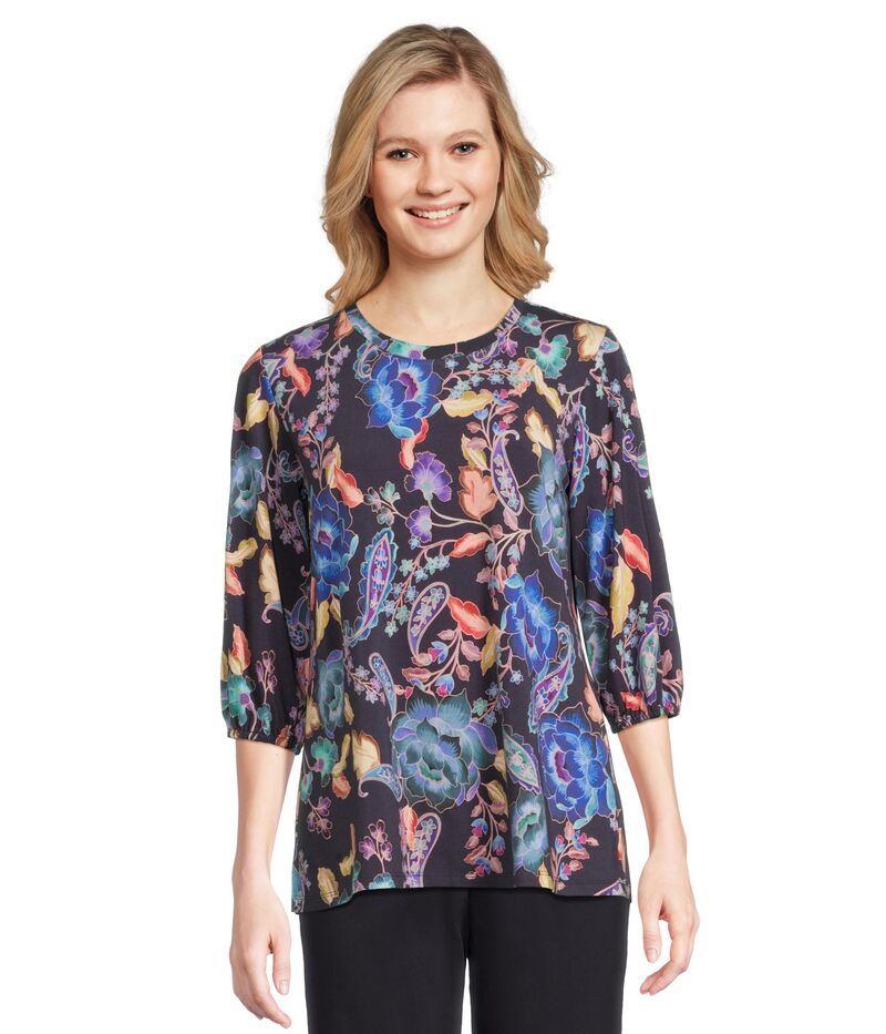 ジョニーワズ レディース トップス シャツ Johnny Was The Janie Favorite Puff Sleeve Top Stevies Garden