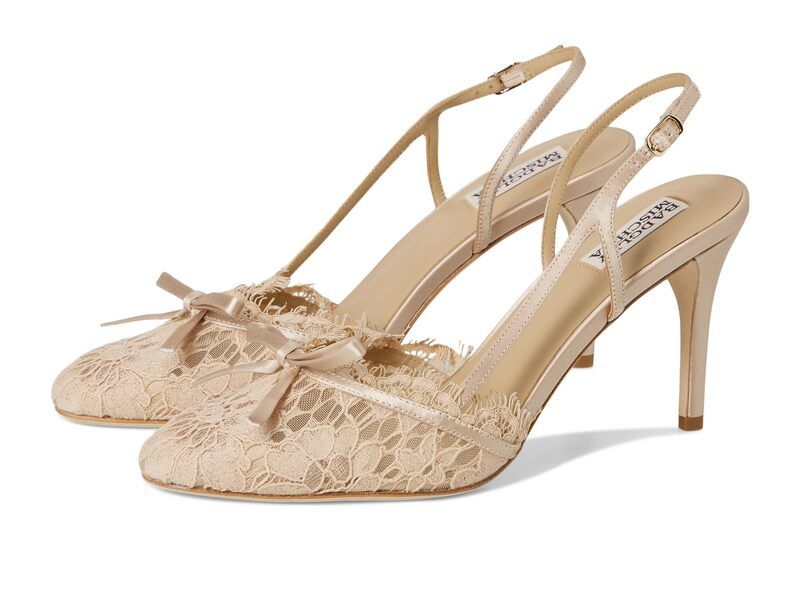 バッジェリーミシュカ レディース シューズ ヒール Badgley Mischka Oakville Latte