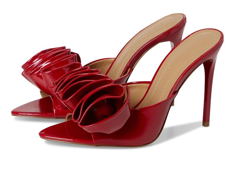 スティーブ マデン レディース シューズ ヒール Steve Madden Affinity Red Patent レッド