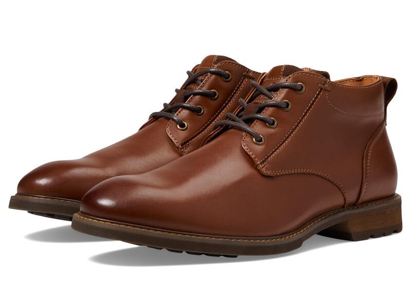 フローシャイム メンズ シューズ ブーツ・レインブーツ Florsheim Lodge Plain Toe Chukka Boots Chestnut Smooth