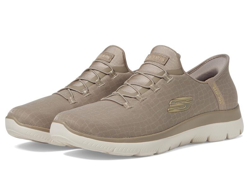スケッチャーズ レディース シューズ スニーカー SKECHERSummitsClassy Night Hands Free SlipIns TaupeGold トープ