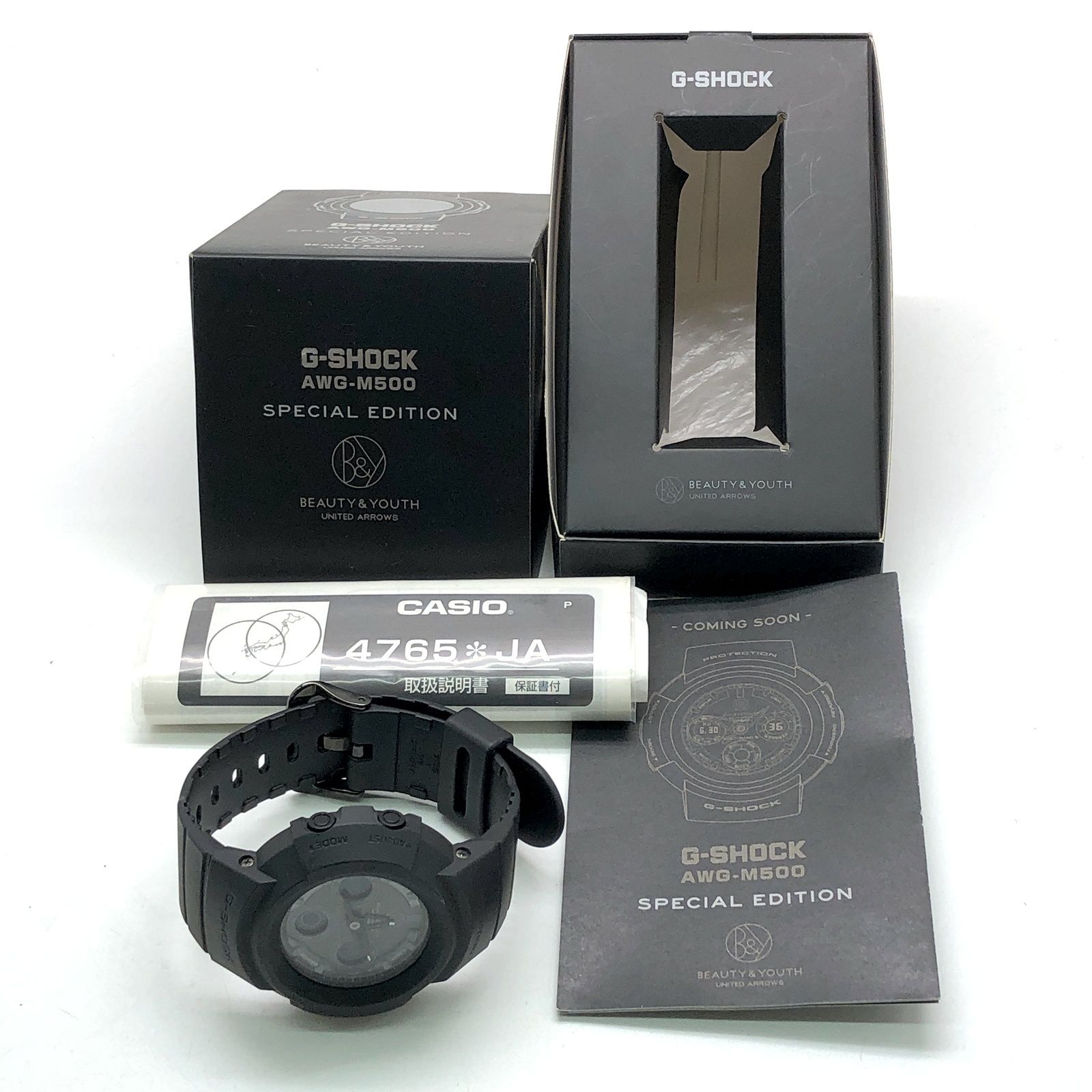 CASIO G-SHOCK ユナイテッドアローズ AWG-M500BY G-SHOCK ジーショック AWG-M500BY-1A BEAUTY&YOUTH UNITED ARROWS