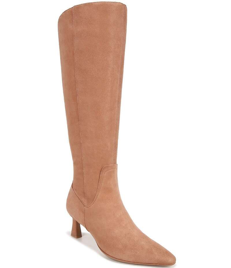 ナチュライザー レディース シューズ ブーツ・レインブーツ トール スエード ブーツ Naturalizer Deesha True Colors Suede Tall Dress Boots Cafe