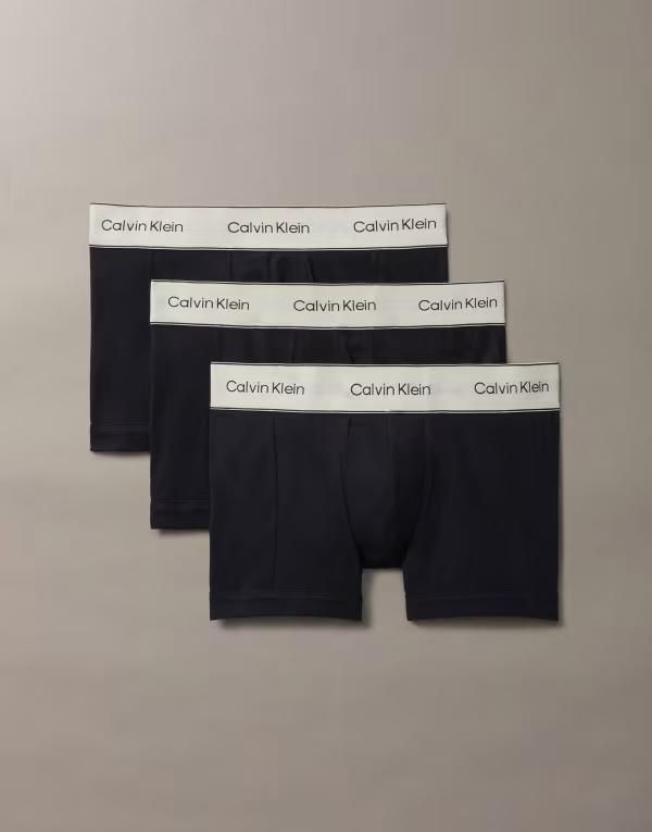 カルバンクライン メンズ アンダーウェア ボクサーパンツ コットン Calvin Klein Heritage Cotton 3 pack boxer briefs with oyster waistbands Multi マルチカラー