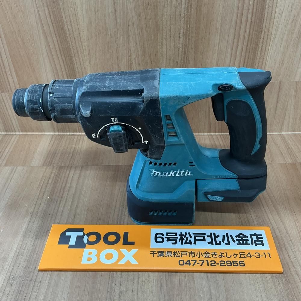 【軸ブレあり・中古品】マキタ/makita HR244DZK 18V24mm充電式ハンマドリル(ハンドルなし）※商品説明欄必読【204】