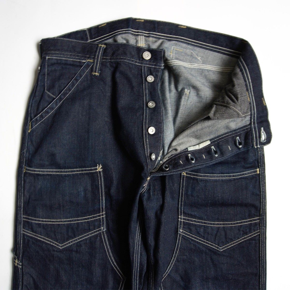 美品】FREEWHEELERS UNION SPECIAL OVERALLS【DERRICKMAN DENIM】34×32 