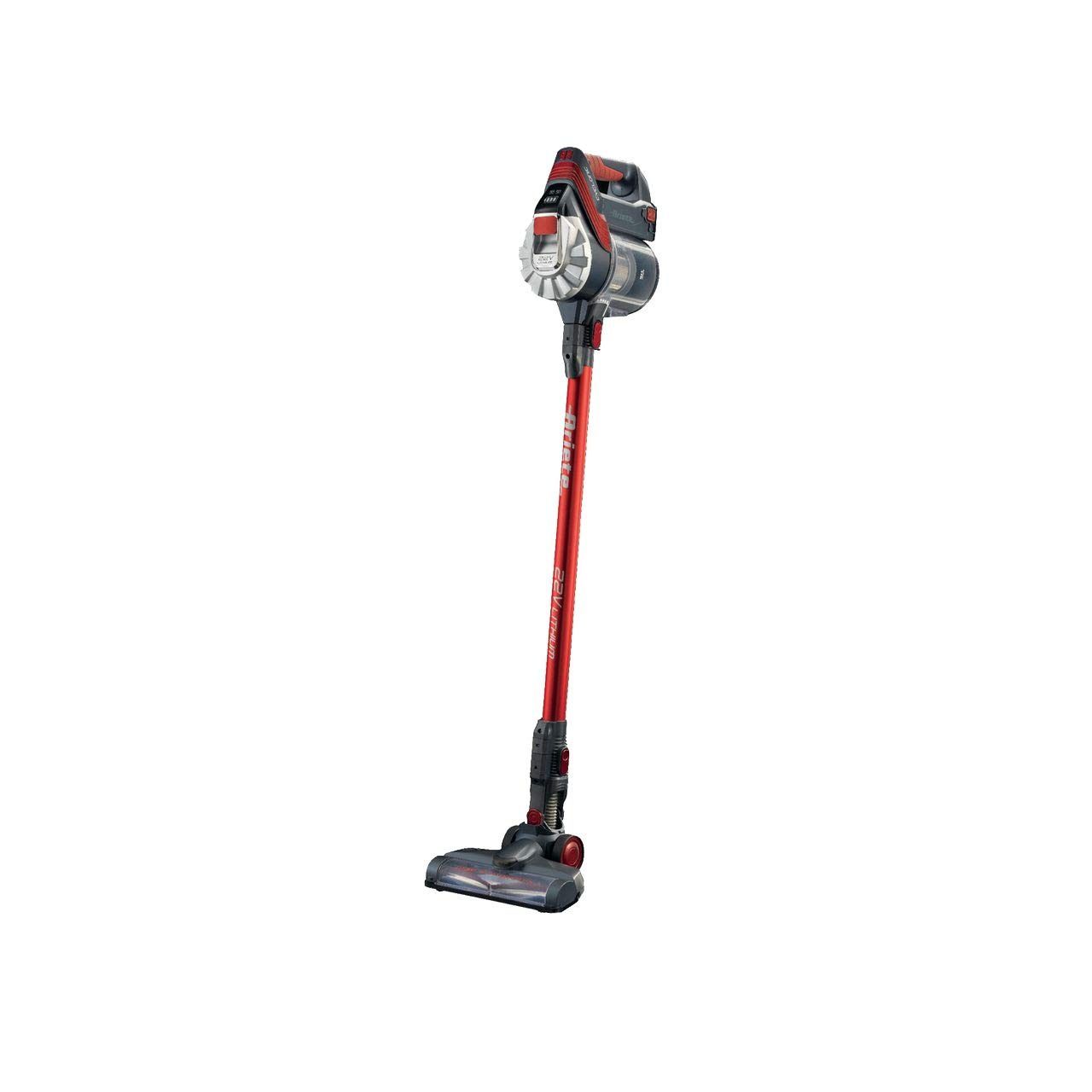 アリエテ スティッククリーナー コードレス 充電式 2in1 コンパクト収納 レッド 2767, 幅24.5×奥行22.5×高さ122cm