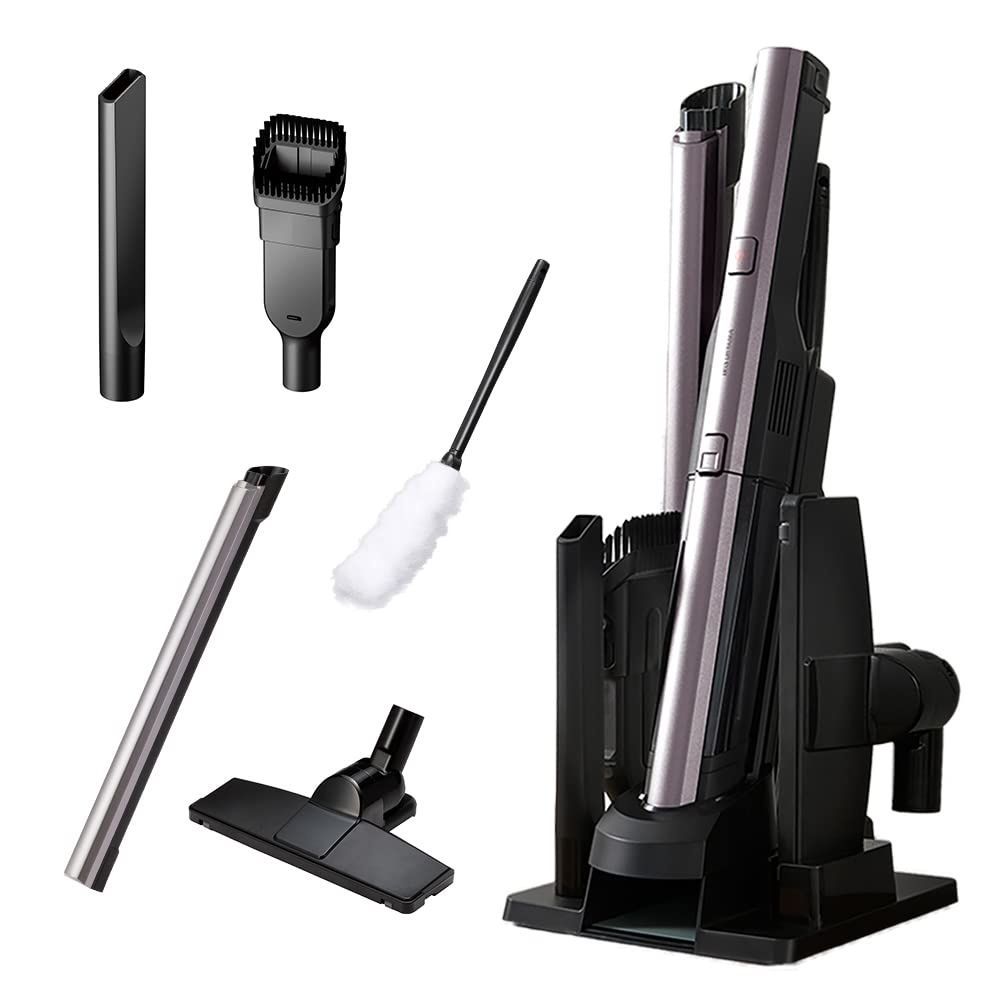 アイリスオーヤマ ハンディクリーナー コードレス コンパクト 2Way 掃除機 アタッチメント 軽量 スティッククリーナー HCD-A1M-T ブラウンメタリック