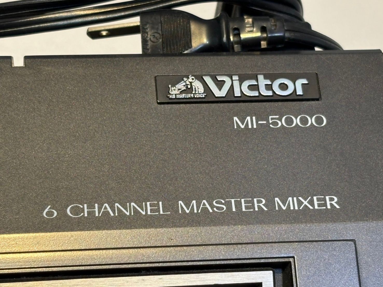 ◇Victor ビクター 6ch マスターミキサー MI-5000 音響機器 カバー付き