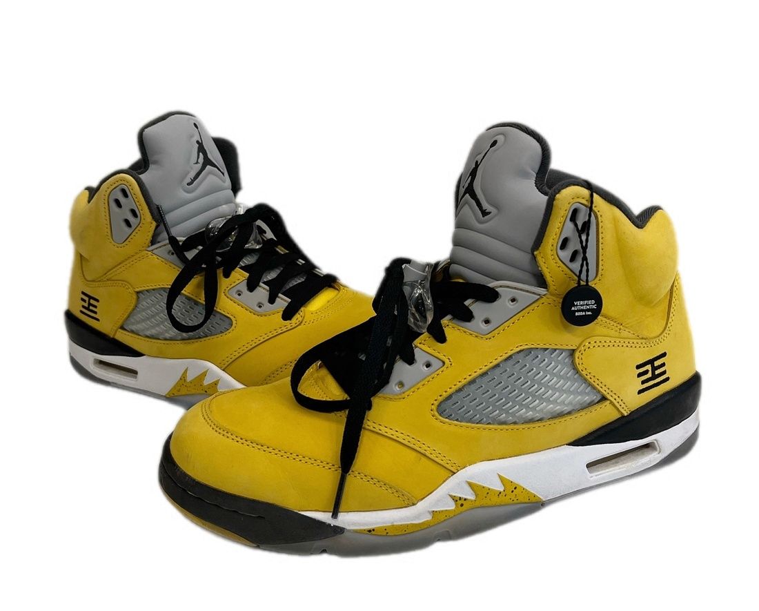 ジョーダン JORDAN AIR JORDAN 5 RETRO ナイキ エア ジョーダン 5 レトロ T23 2025 黄色 IO3372-700 メンズ靴 スニーカー イエロー 27.5cm 101sh-2684