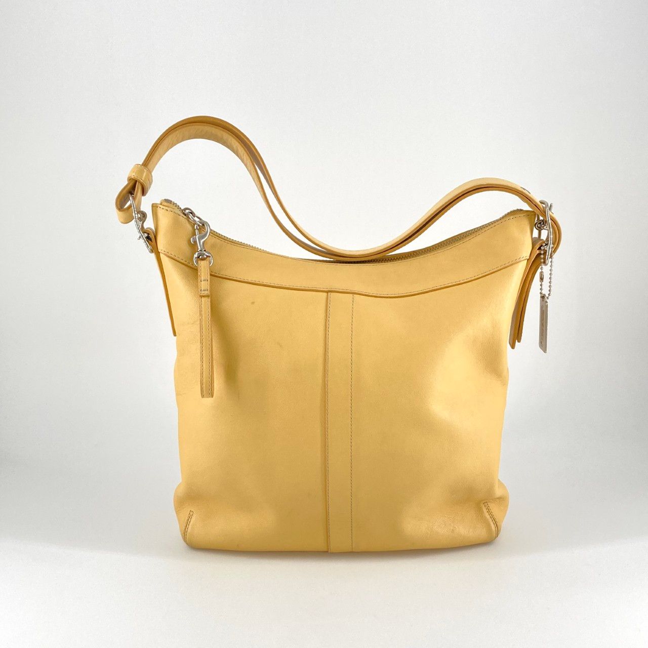 COACH（コーチ） レザー 9188 ショルダーバッグ イエロー - メルカリ
