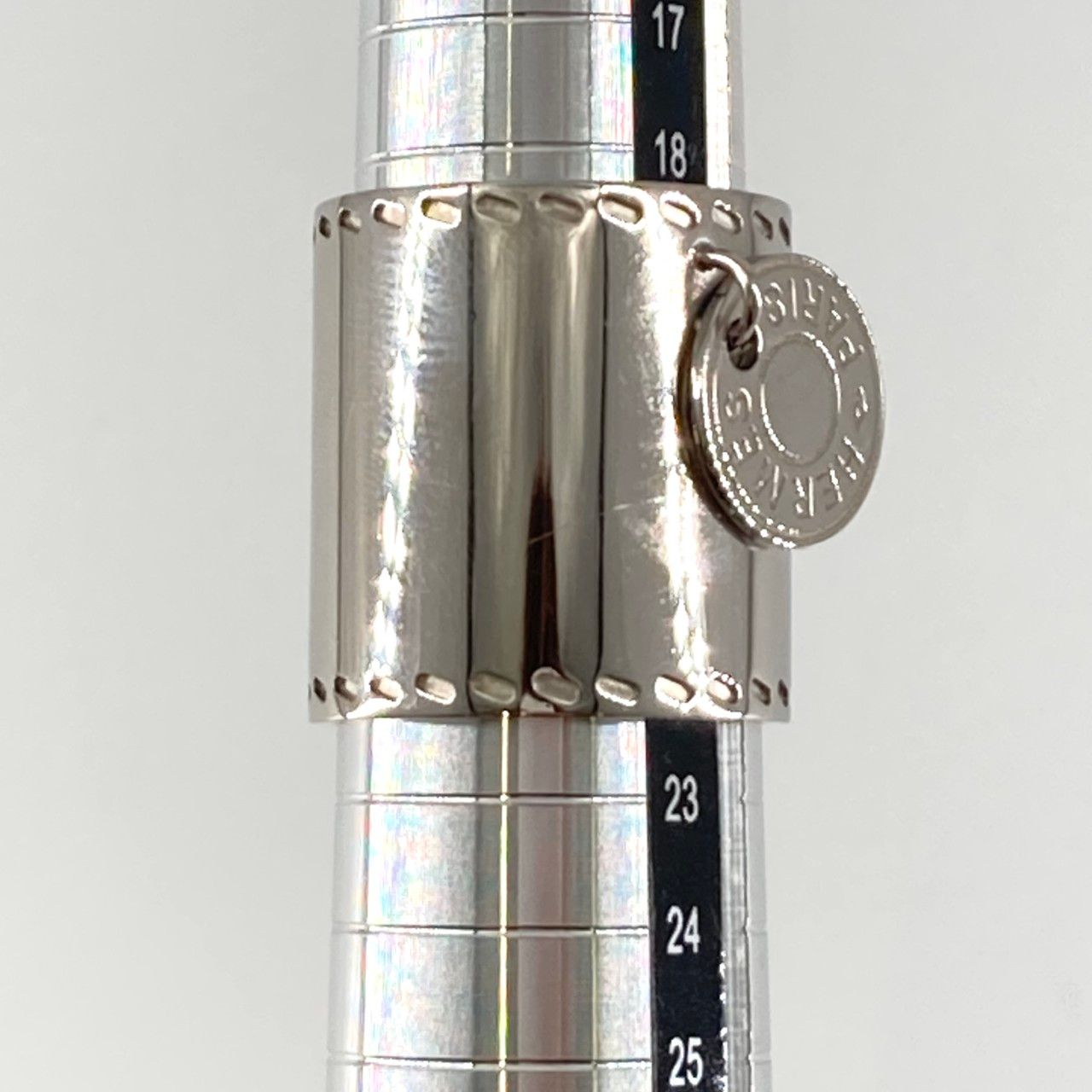 HERMES（エルメス） セリエ チャーム付き スカーフリング シルバー