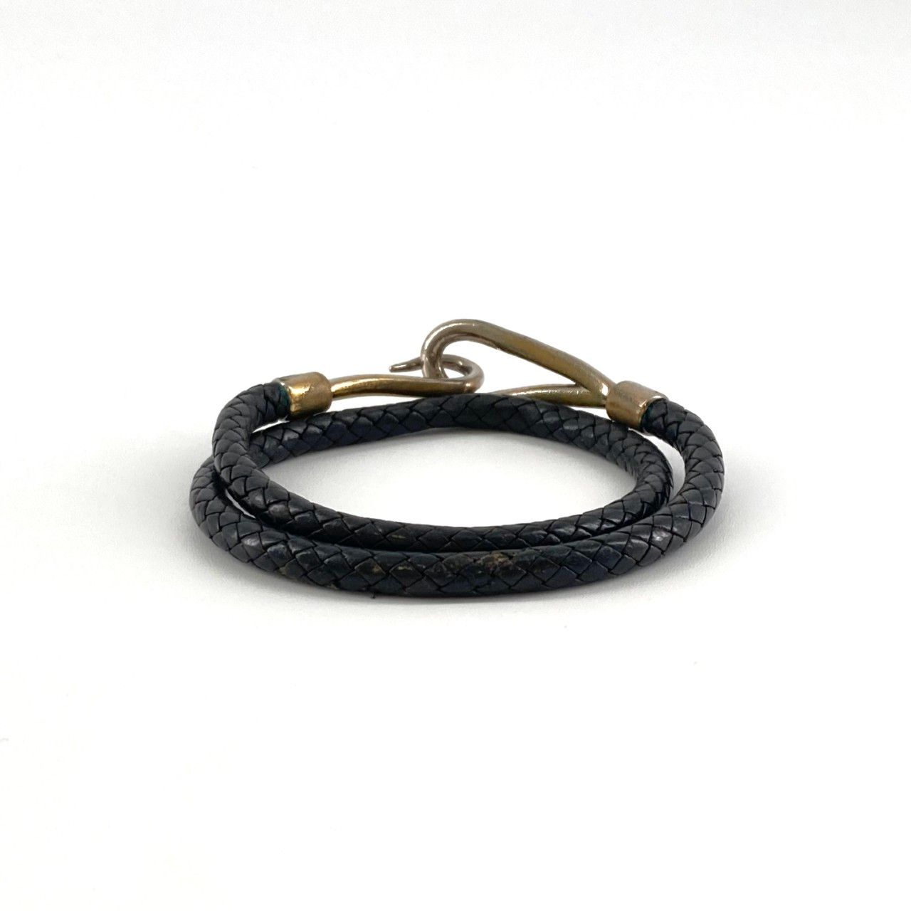 HERMES（エルメス） ジャンボ レザー ブレスレット ブラック - メルカリ