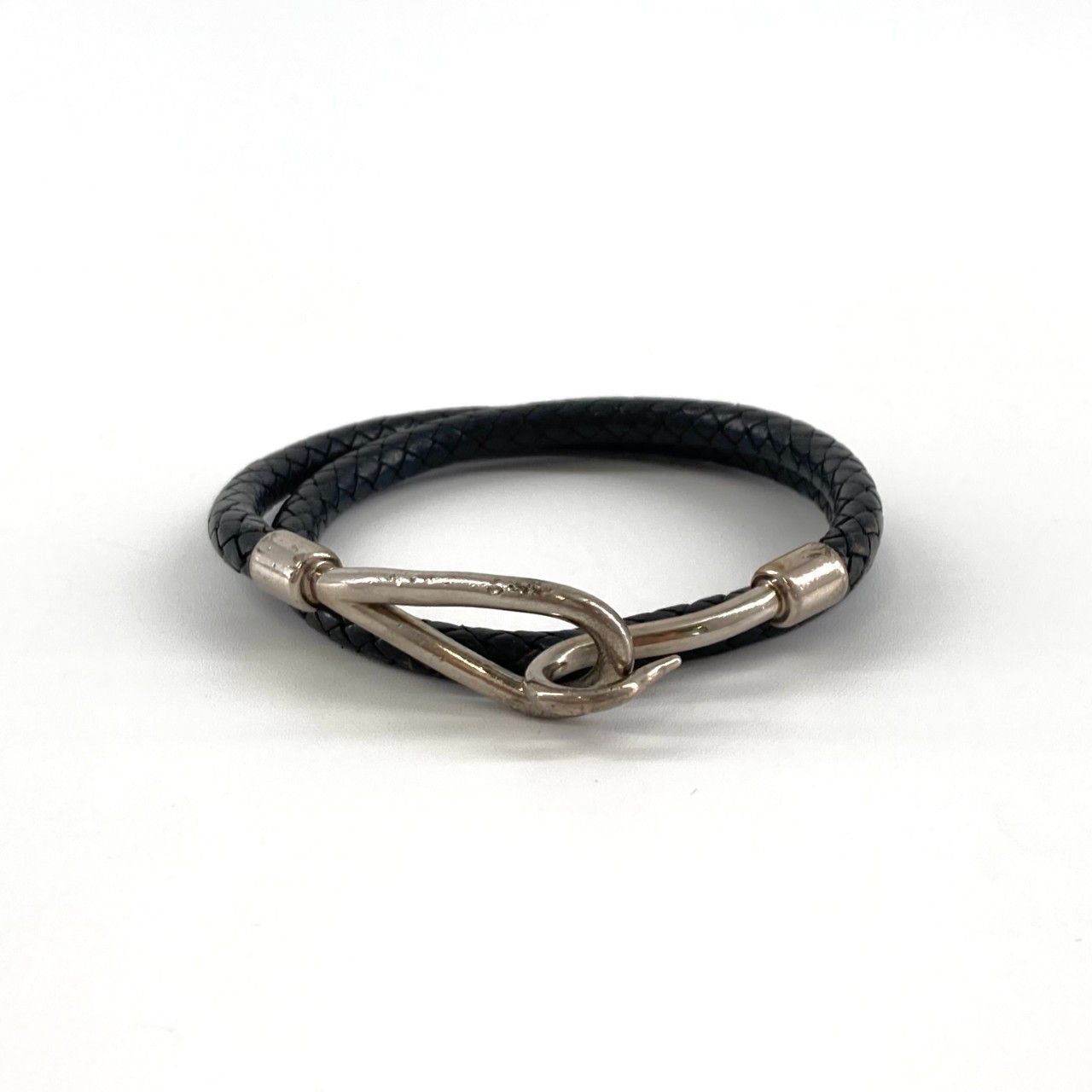 HERMES（エルメス） ジャンボ レザー ブレスレット ブラック - メルカリ