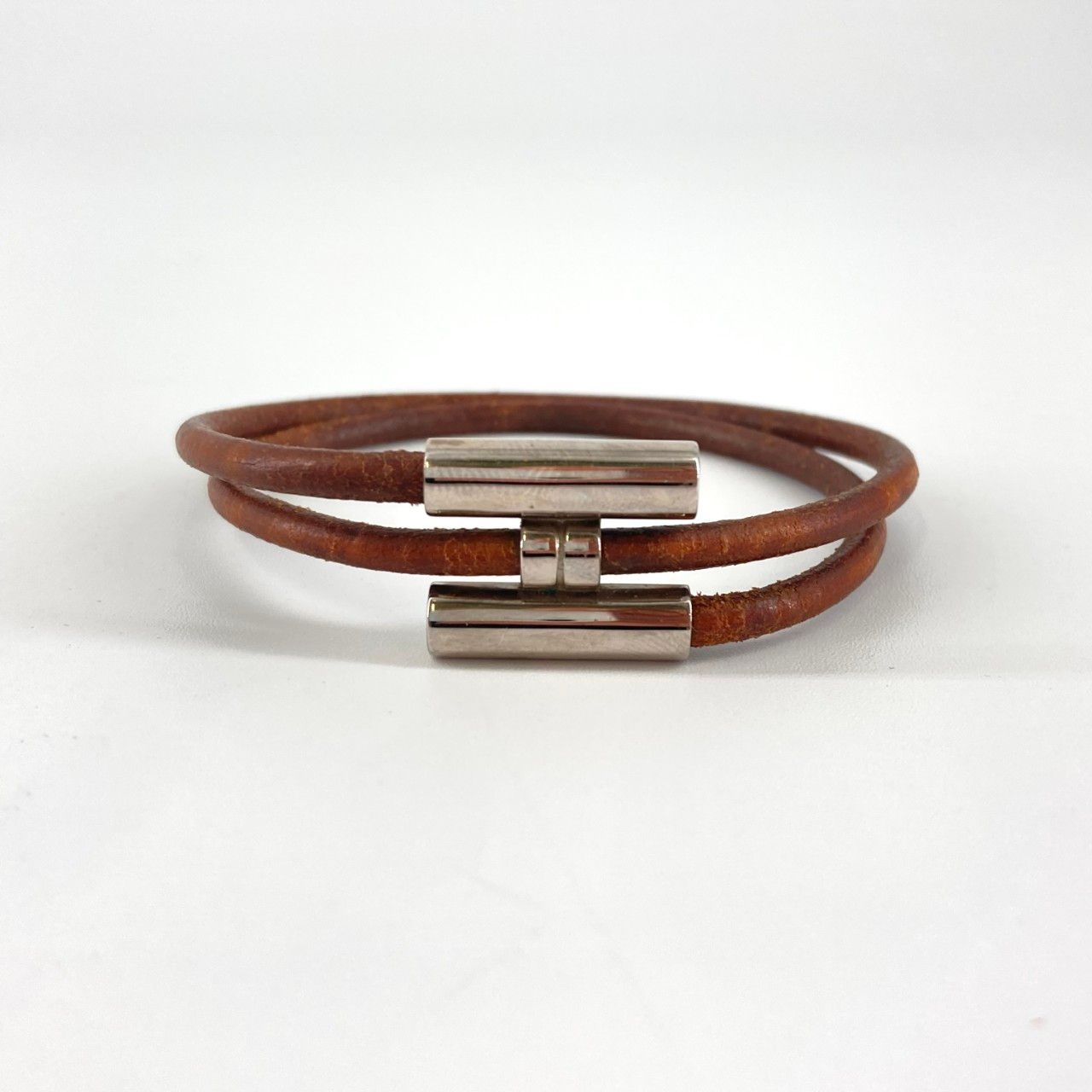 HERMES（エルメス） トゥルニ トレッセ ブレスレット ブラウン - メルカリ