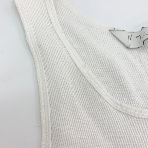 ANCELLM アンセルム タンクトップ カットソー DAMAGE WAFFLE TANK TOP