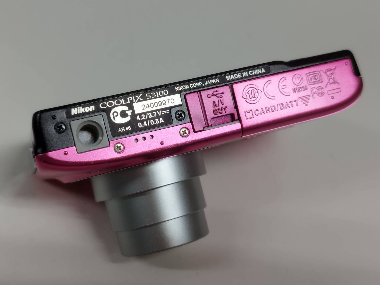 Nikon COOLPIX S3100/コンパクトデジタルカメラ/フレッシュピンク 
