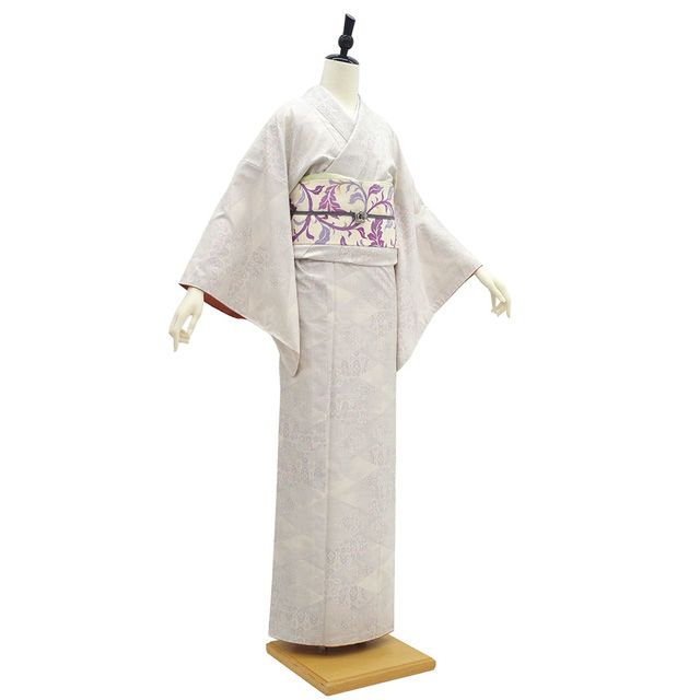 新古品】 白大島 大島紬 着物 本場大島紬 小田急百貨店 扱い 未使用