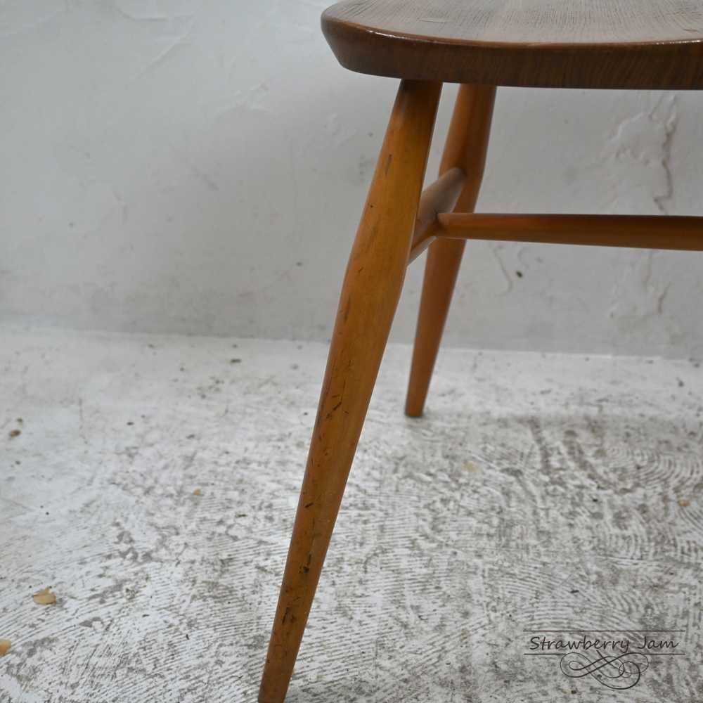 IFU-439 アンティーク Ercol アーコール スツール リメイクスツール IFU-439 英国アンティーク Ercol アーコール スツール リメイク