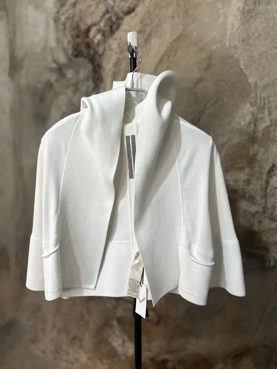 RICK OWENS リックオウエンス 18SS フーデッド ニット ジャケット (RO18S8652-CHC)