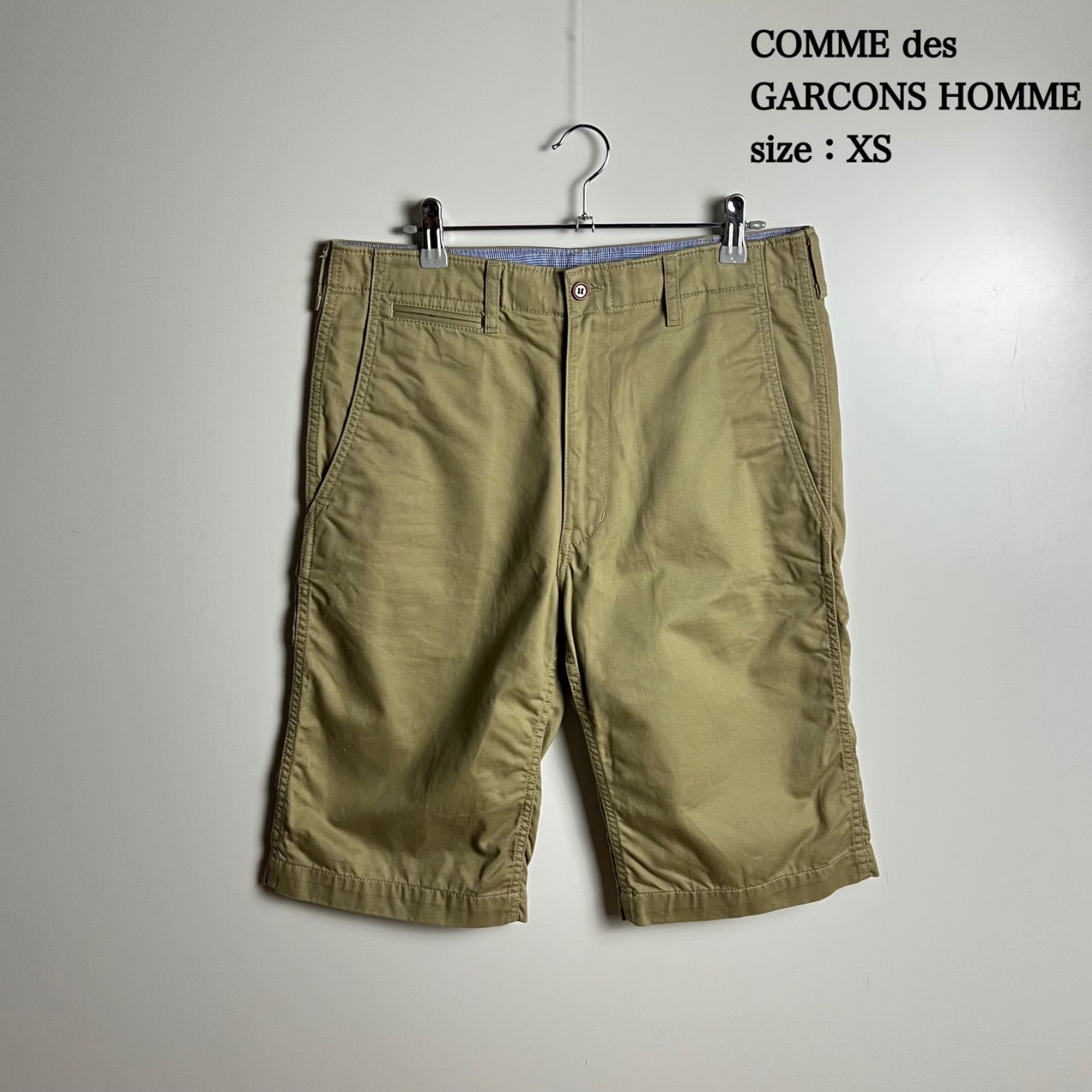 COMME des GARCONS HOMME AD2011 archive cotton half pants XS HI
