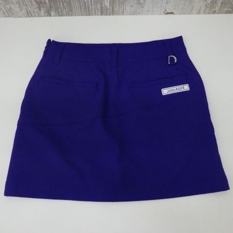 新品未使用タグ付き、JUN&ROPEスカート、インナーパンツ(定価23100円) JUN＆ROPE スカート 青 GOLF ゴルフウエア インナーパンツ Sサイズ