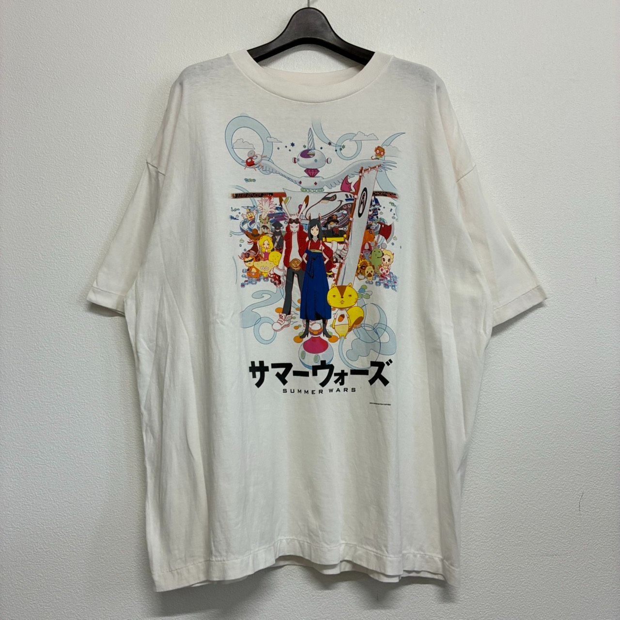 SAINT Mxxxxxx セントマイケル サマーウォーズ コラボ 白 ホワイト 半袖 Tシャツ トップス メンズ レディース XXLサイズ 極美品 4