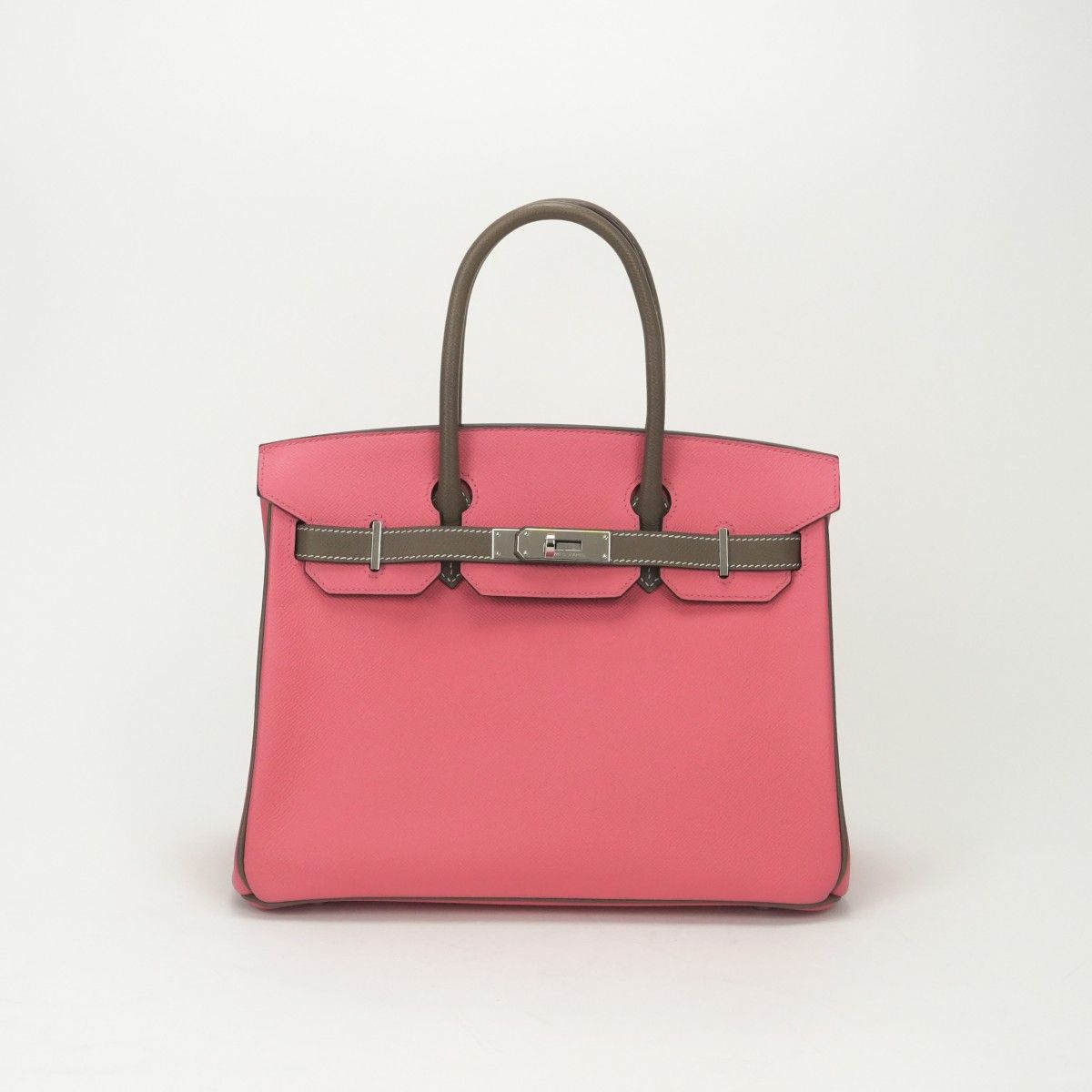 エルメス HERMES バーキン30 バーキン 30 スペシャルオーダー SPO パーソナルオーダー PO バイカラー バッグ トートバッグ エプソン ローズアザレ Roseazalee エトゥープ Etoupe ピンク Pink