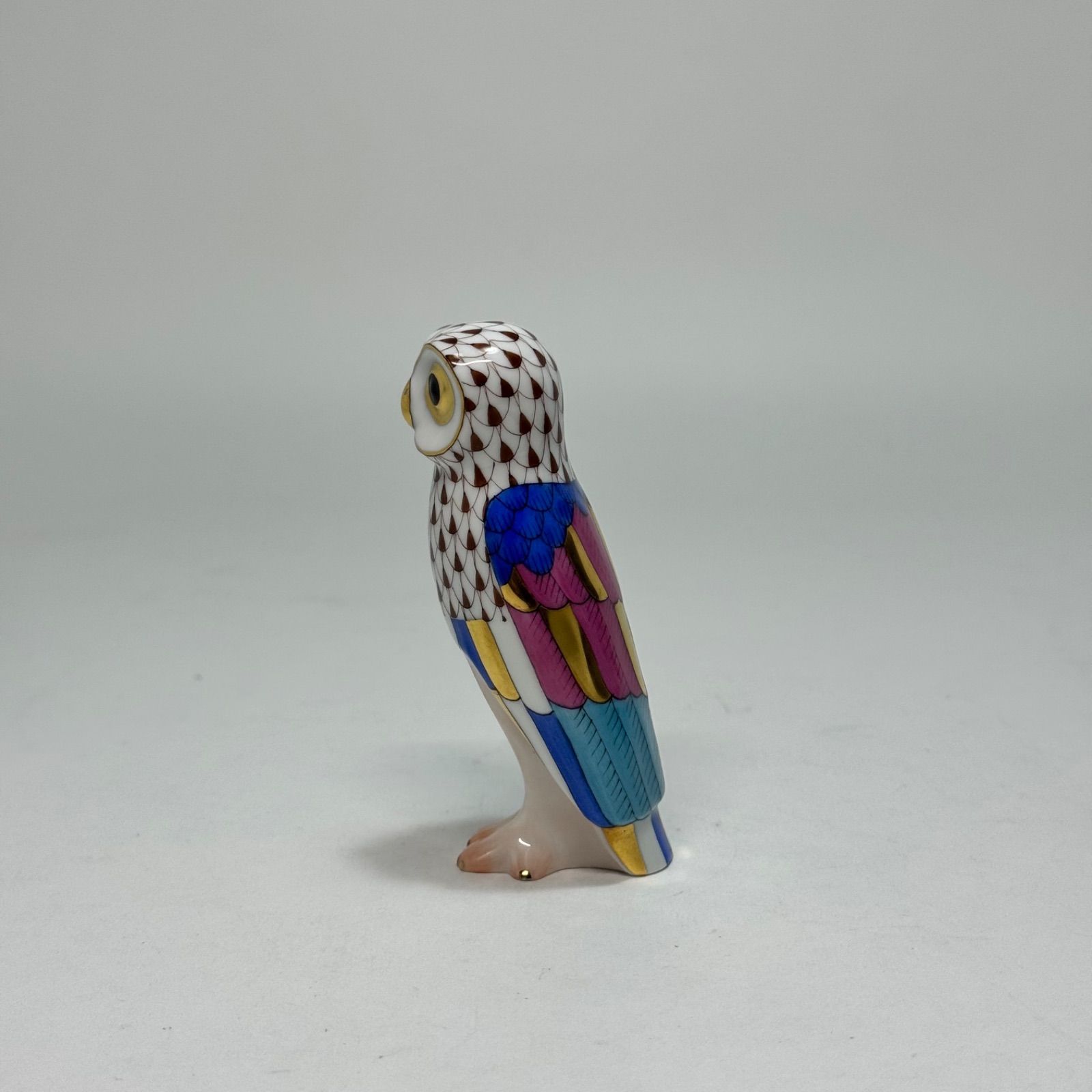 ざ*ー様 ヘレンド オウル 世界のフクロウ 箱　中国 限定3000体 Herend Owl Club ヘレンド「世界のふくろう」メソポタミア 世界限定品