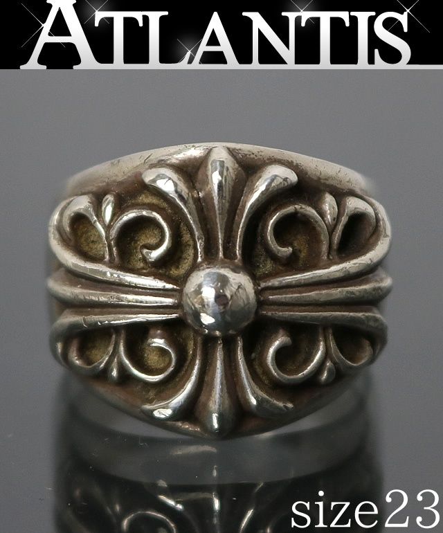 CHROME HEARTS 新宿店 クロムハーツ キーパー リング 指輪 メンズ SV925 約23号 31283
