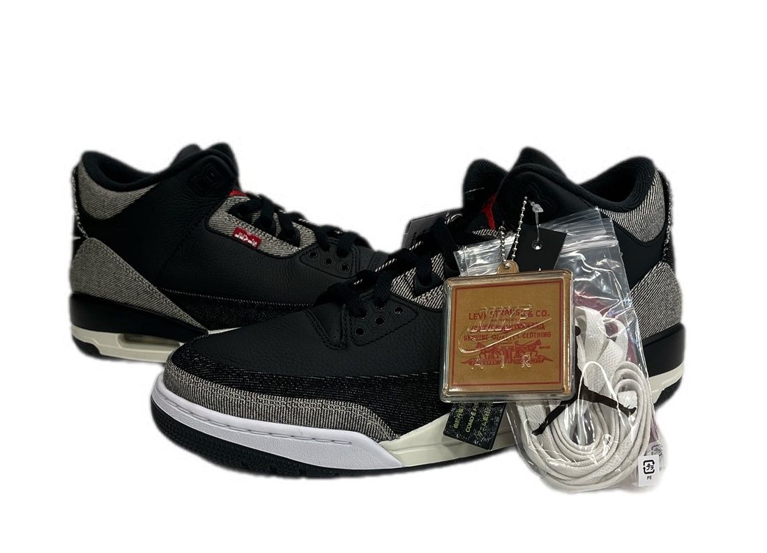 Nike Air Jordan 3 Retro SP Black and White LEVI