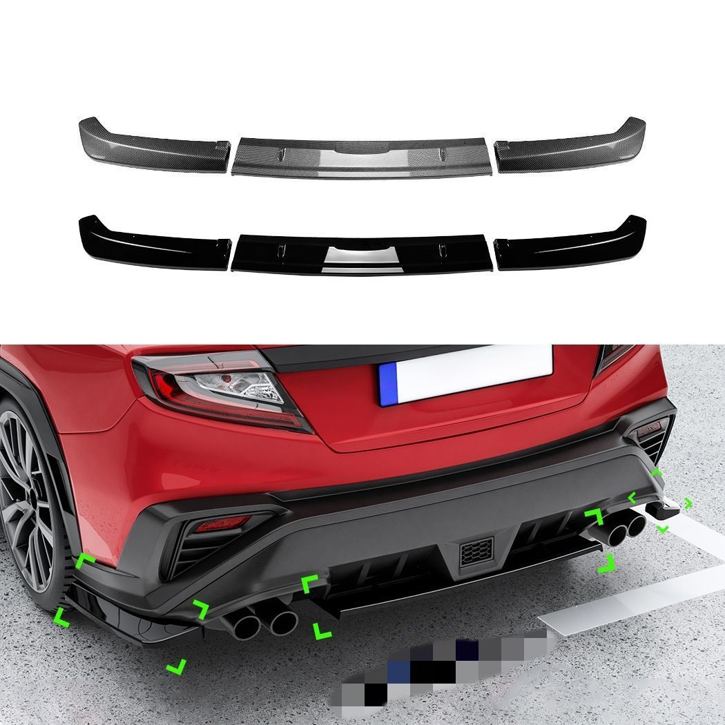 【送料無料】スバル WRX STI VB (Subaru WRX STI VB) 2022+ リアディフューザー リップスポイラー エアロパーツ カスタム ドレスアップ スポーティ リアビュー シャープ 空力効果 簡単取付 アクセサリー