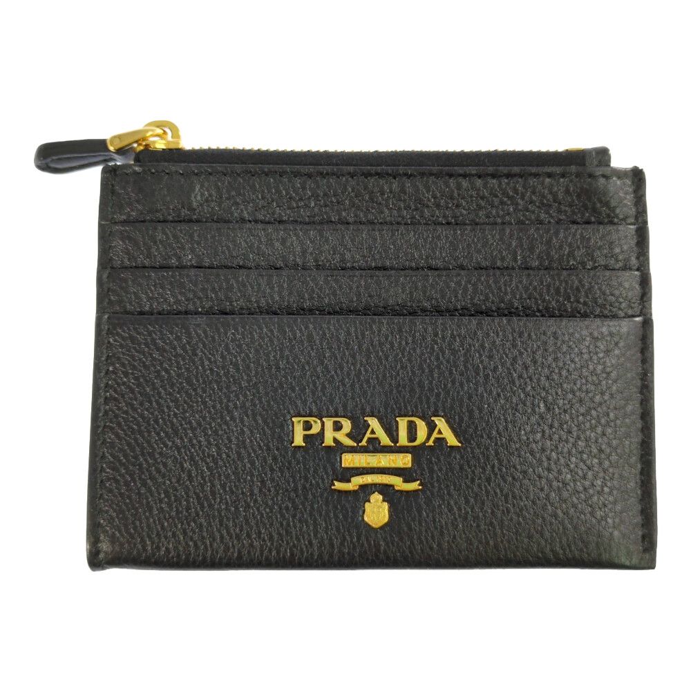 PRADA プラダ フラグメント Fragment 名刺入れ パスケース IDケース カードケース 1MC026 ブラック【A】【メンズ・レディース】★■612467【中古】