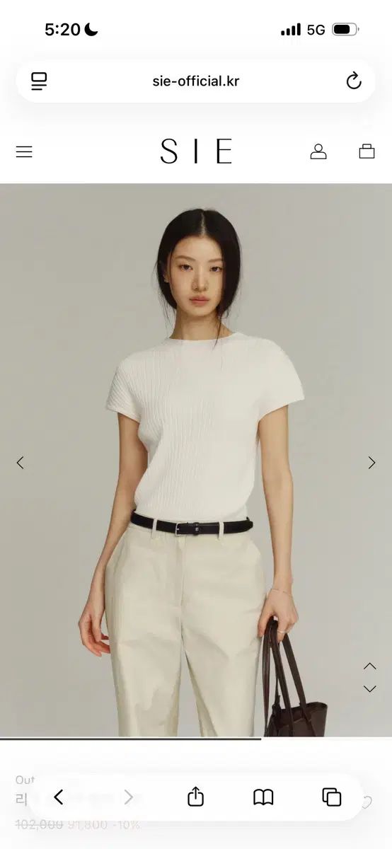 SIE LEE モックネック ドルマン ニット 暖かい クリーム スタンダード 新品
